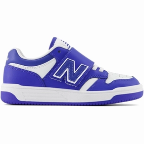 Dynamic Presence New Balance Bb480 Kids Sneakers Marine Blue