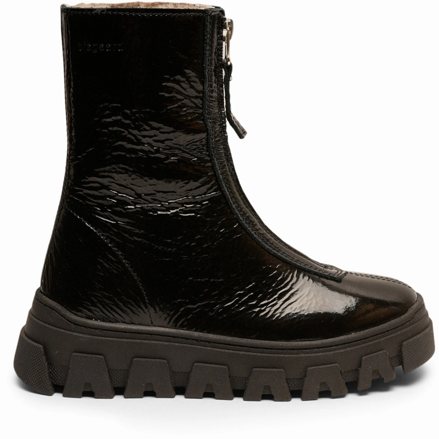Progressive Edge Bisgaard Black Patent Nomi Lamb Bootr