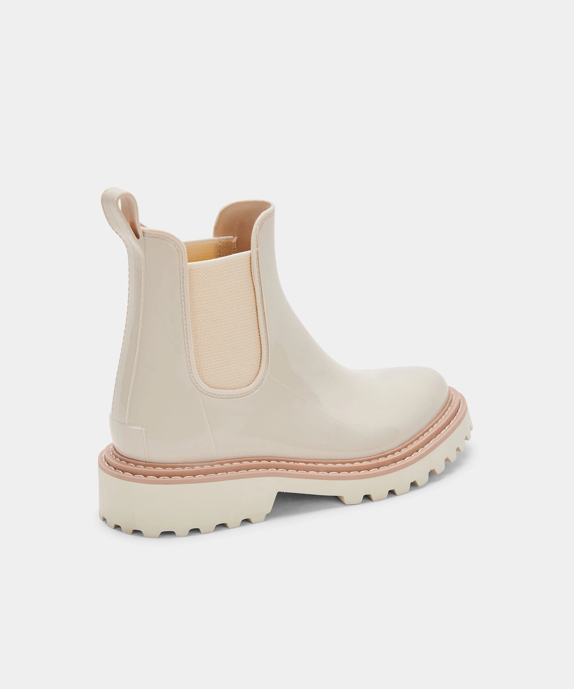 Active Living Stormy Rainboots Ivory Patent Stella