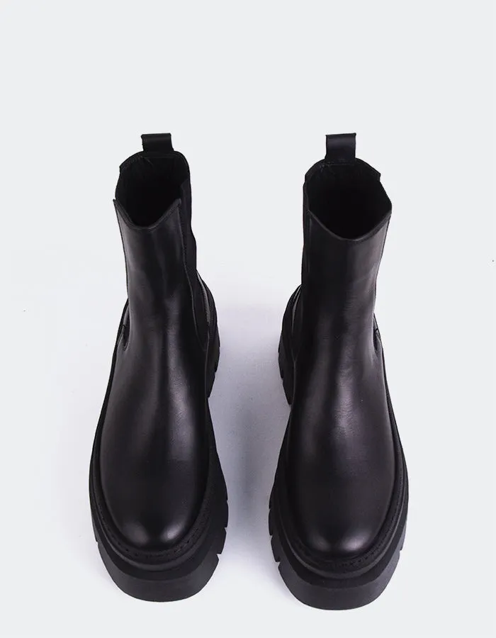 Pure Motion Delya Black Leather
