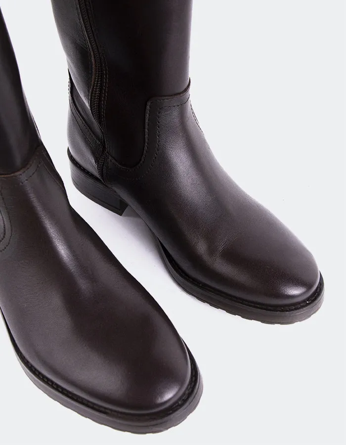 Delorre Brown Leather Crafted Now