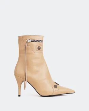 Next-Level Casual Minaj Nude Leather