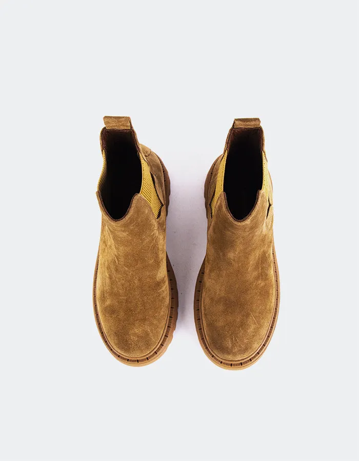 Hayes Tan Suede Functional Aesthetic Move-Easy Layers