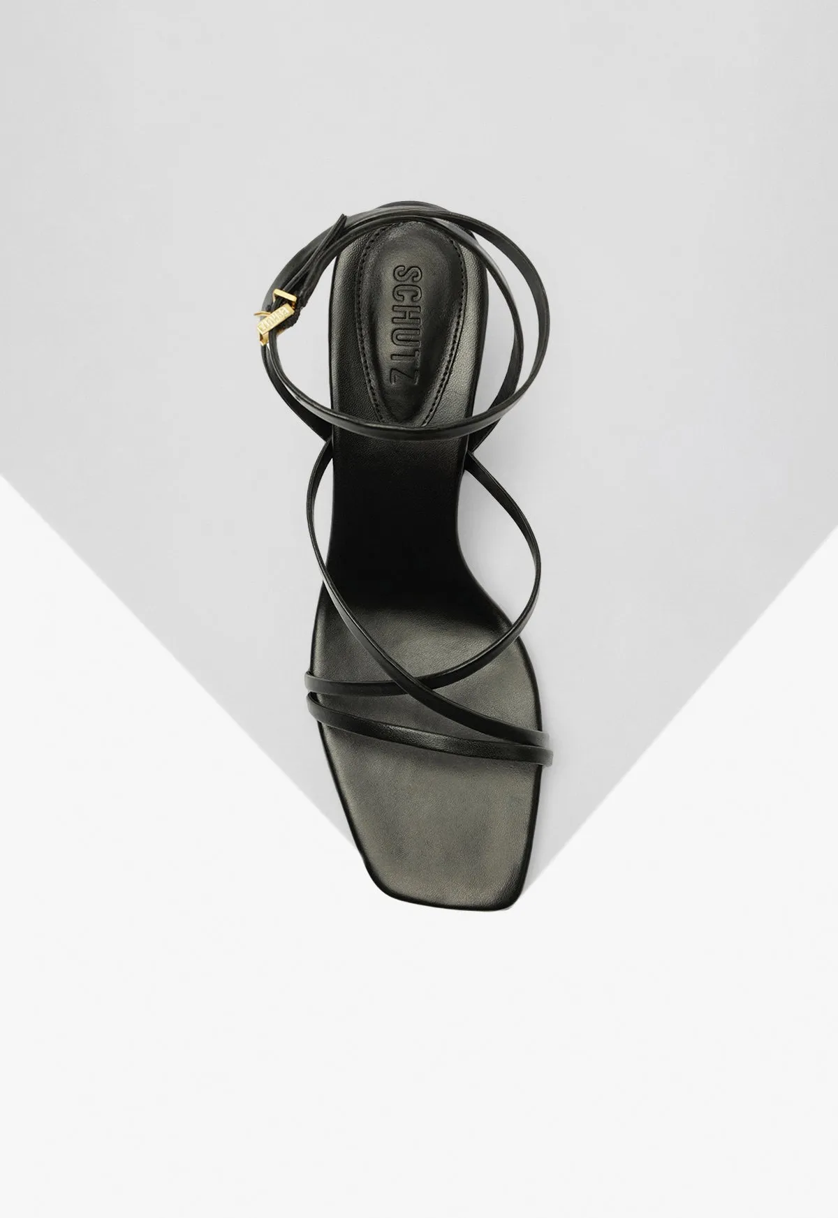 Bari Mid Leather Sandal Fluid-Form Design Refined To Go