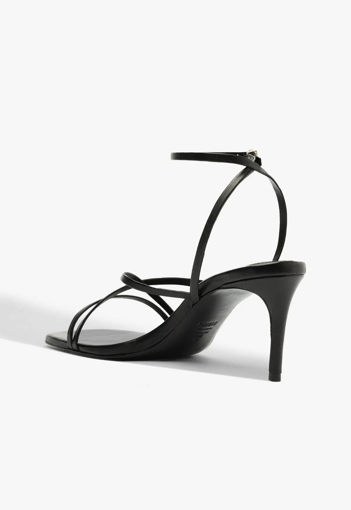 Bari Mid Leather Sandal Quiet Statement Designed To Explore