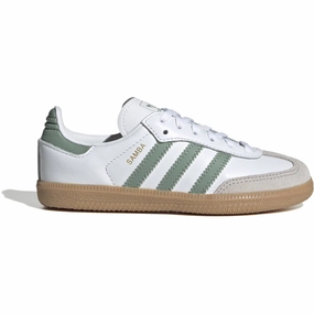 Adidas Originals Ftwr White/Silver Green/Gum 3 Samba Og C Sneakers Updated Basics Progressive Edge