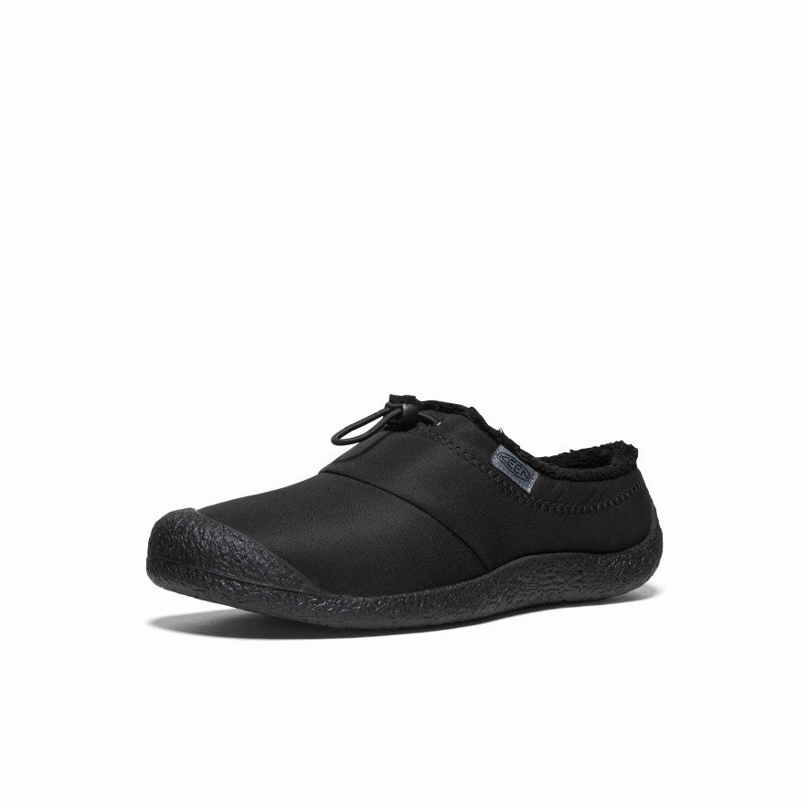 Design-First Uncomplicated Fit Women'S Howser Iii Slide  |  Black Smooth Nylon
