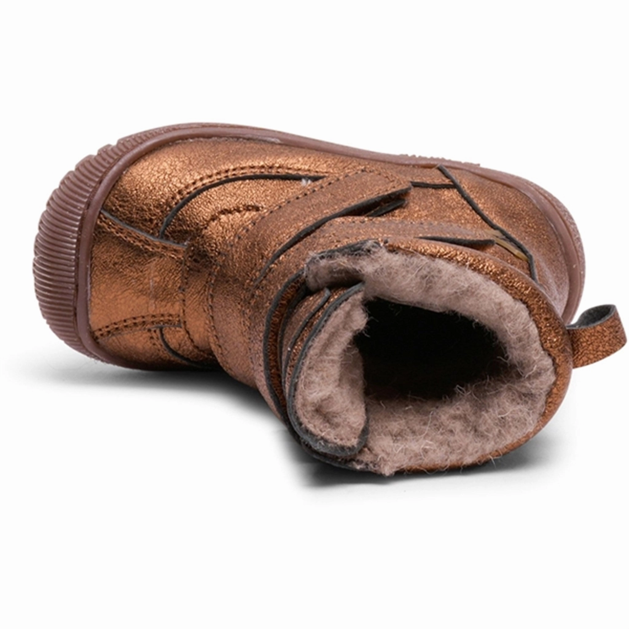 Bisgaard Ellis Tex Boots Bronze Metallic Comfort In Motion Ease-Ready