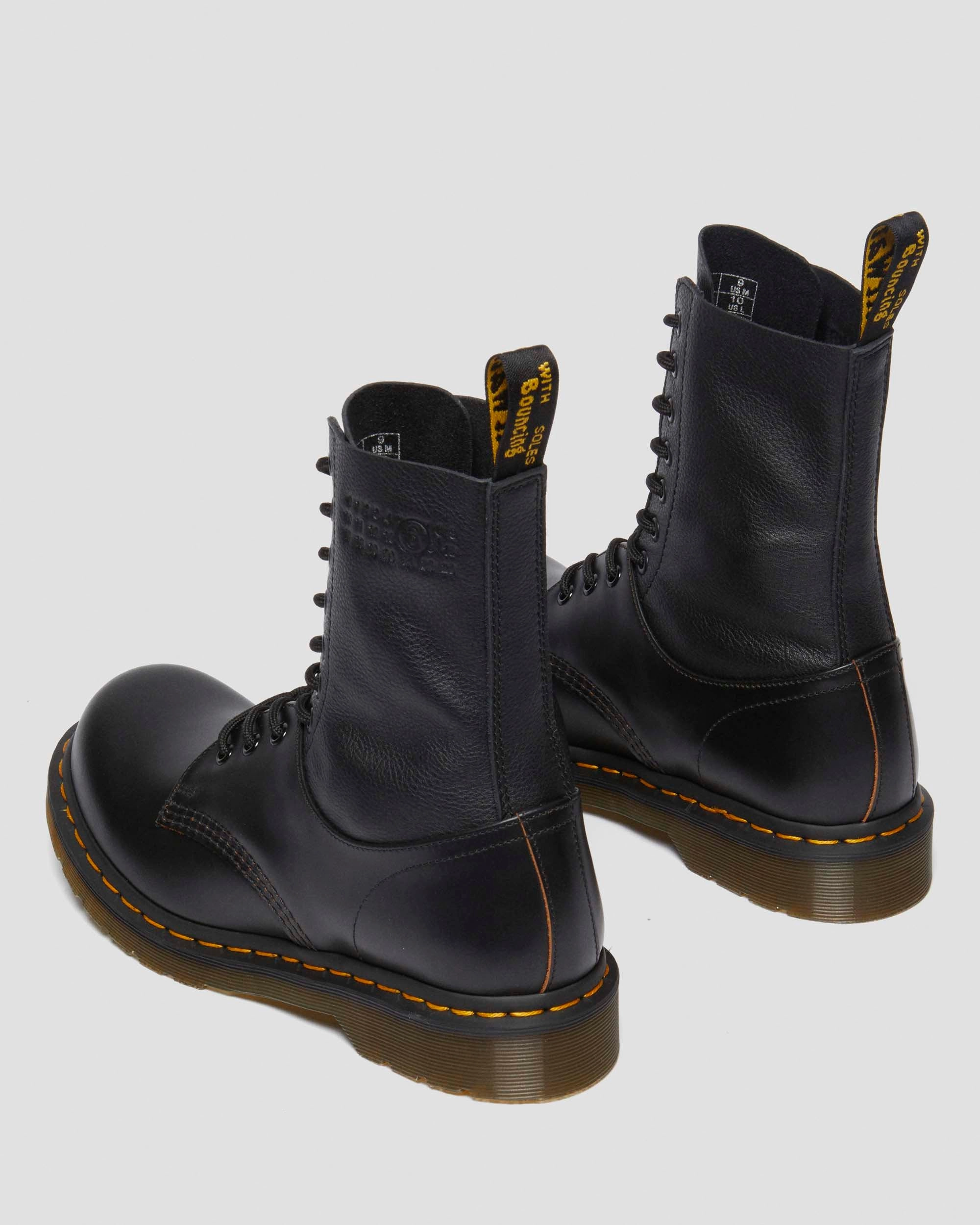 Mm6 1490 / 1461 Leather Boots City-Proof