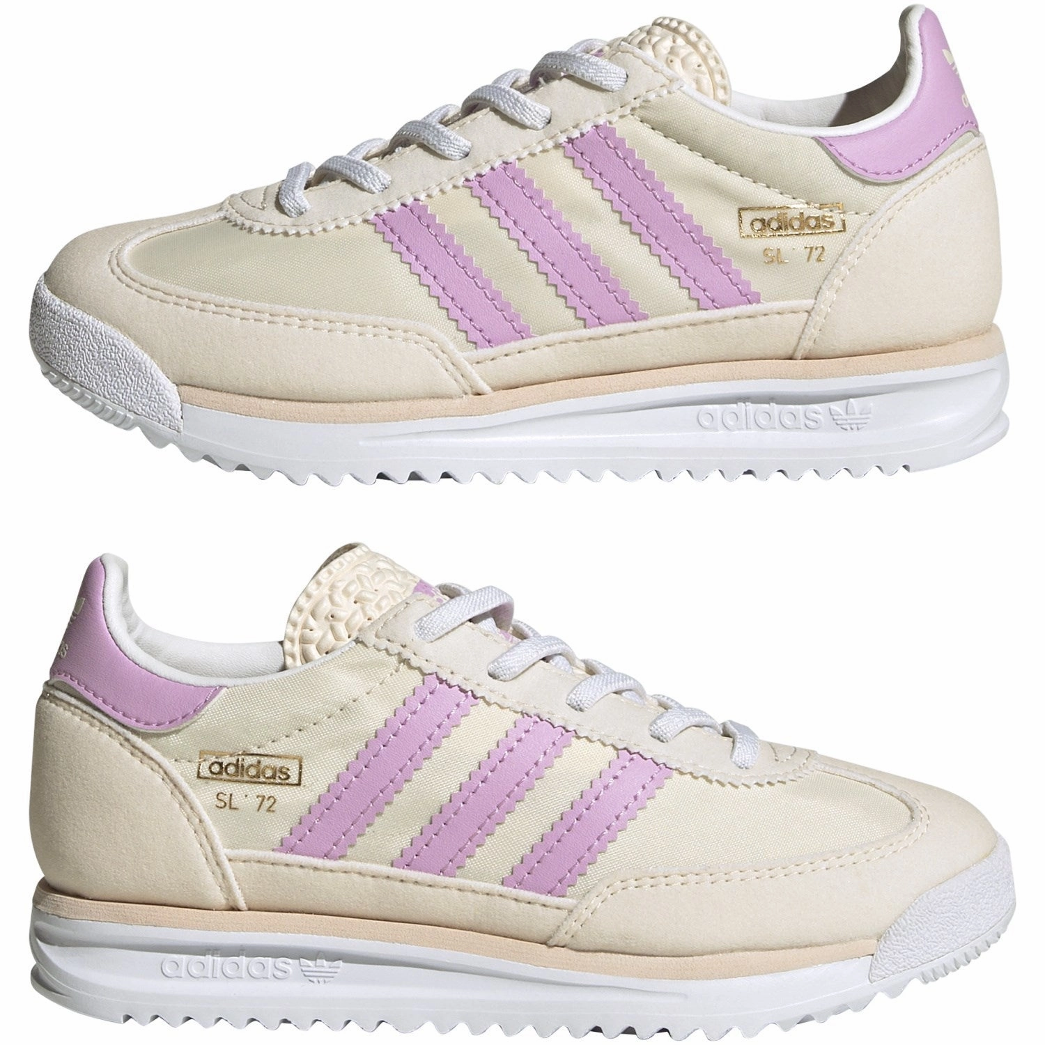 Adidas Originals Chalk White/Bliss Lilac/Wonder White Sl 72 Rs El C Sneakers Seamless Outfit Beyond The Basics