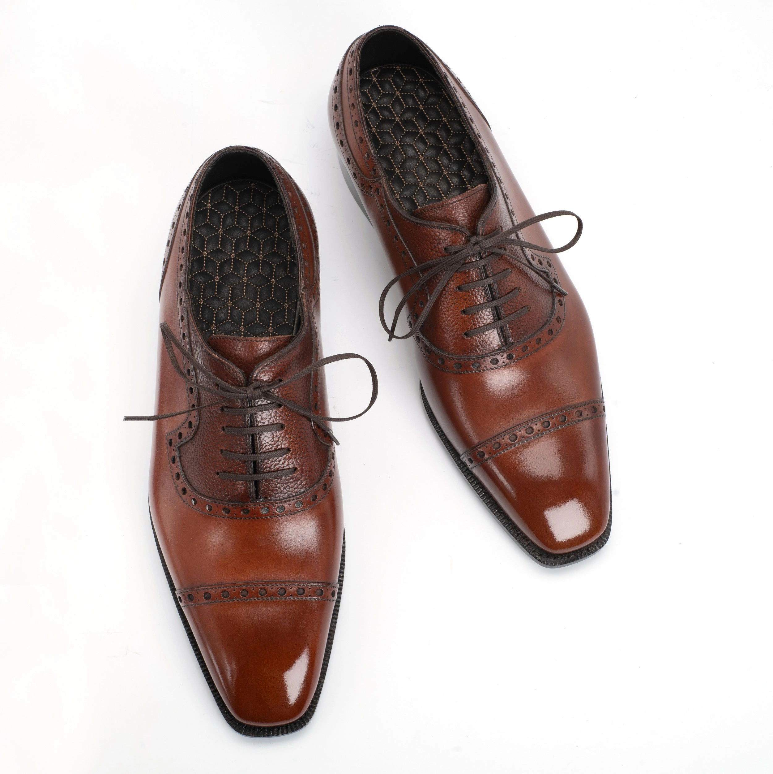 Designed To Shift Andrs Adelaide Oxford - Chestnut Handmade Patina
