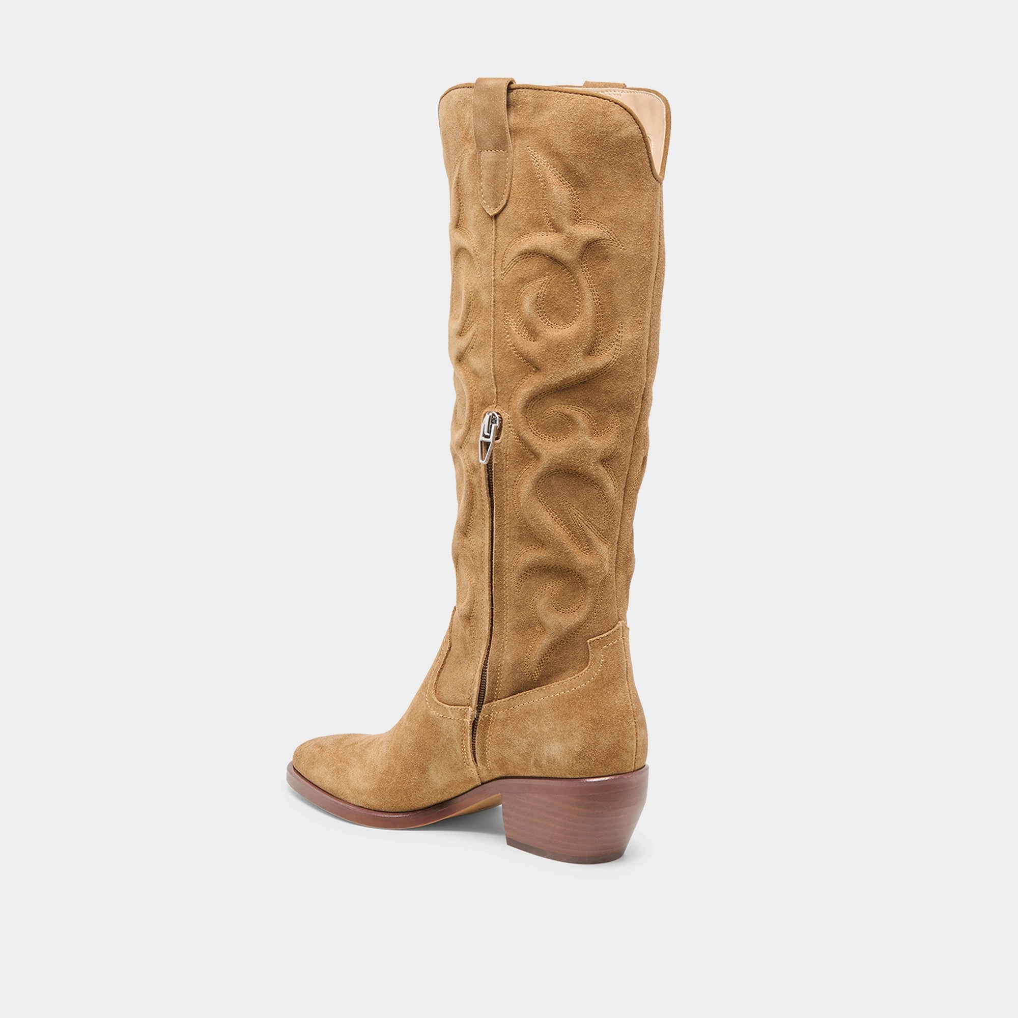 Your Daily Function Mirla Boots Lt Brown Suede