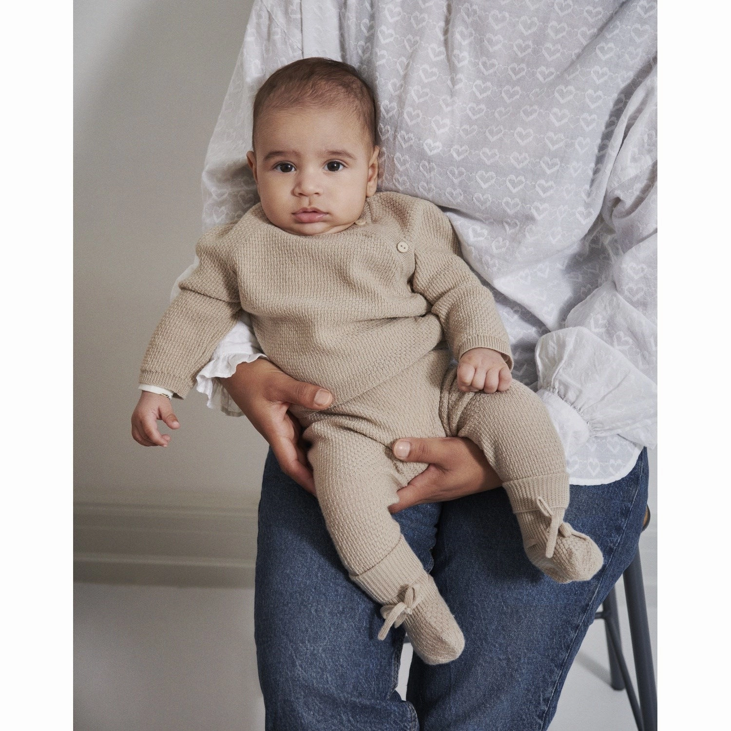 Marmar New Born Light Merino Grey Sand Abootie Booties Urban Core