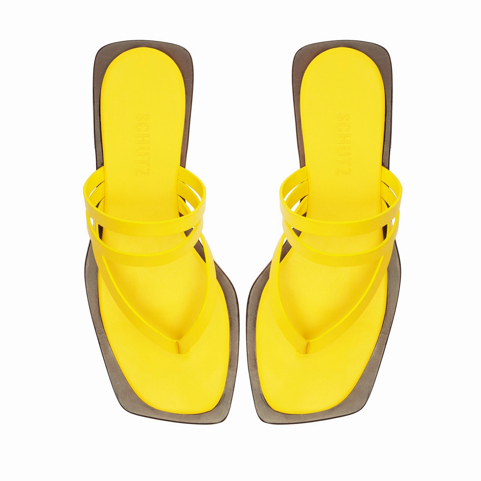 Forward Pulse Rania Leather Flat Sandal