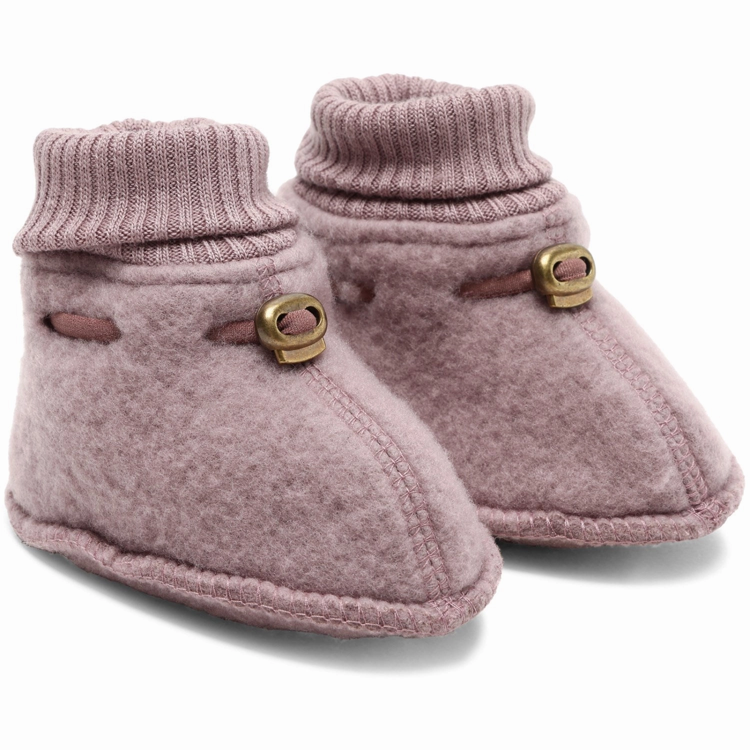 Mikk-Line Twilight Mauve Wool Footies Soft-Fit System Refined Edgewear