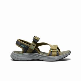 Curated For Motion Made To Perform Women'S Leiki Open-Toe Sandal  |  Martini Olive/Granite Green