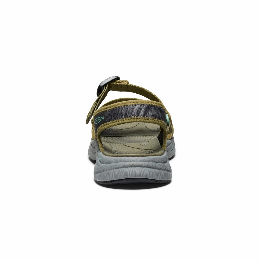 Anytime Movement Daily Vibe Women'S Leiki Open-Toe Sandal  |  Martini Olive/Granite Green