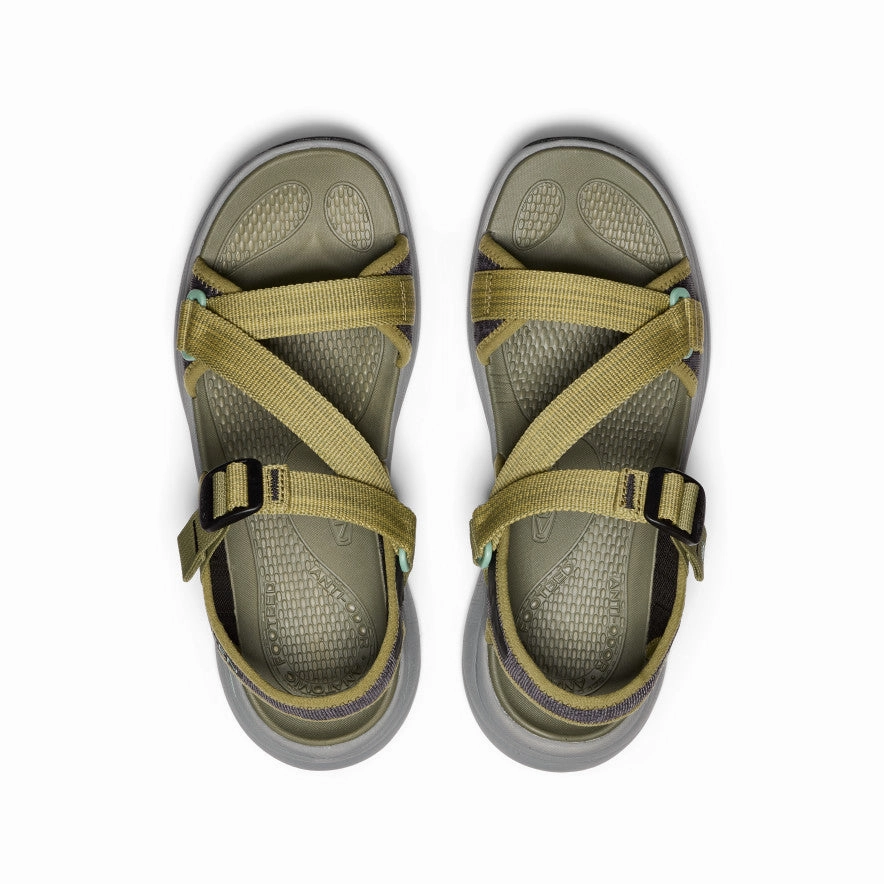 Smooth Layers Women'S Leiki Open-Toe Sandal  |  Martini Olive/Granite Green