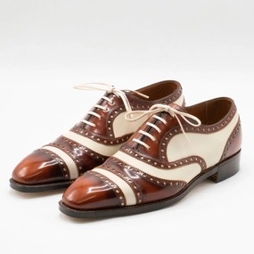 Spectator Full Oxford (Made-To-Order) - Cognac & Cream Daily-Ready Carry Your Vibe