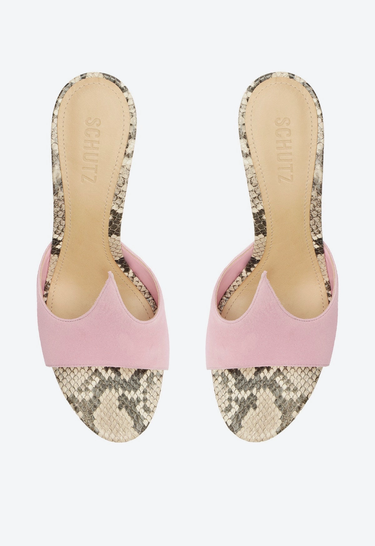 Carlie Mule Suede Sandal Ease And Balance Less Is Bold