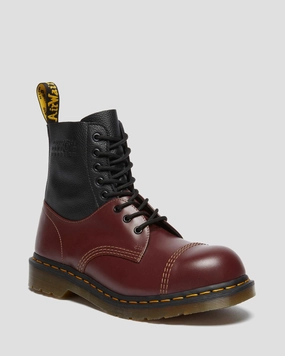 Constant Vibe Neutral Layers Mm6 1460 / 1461 Leather Boots