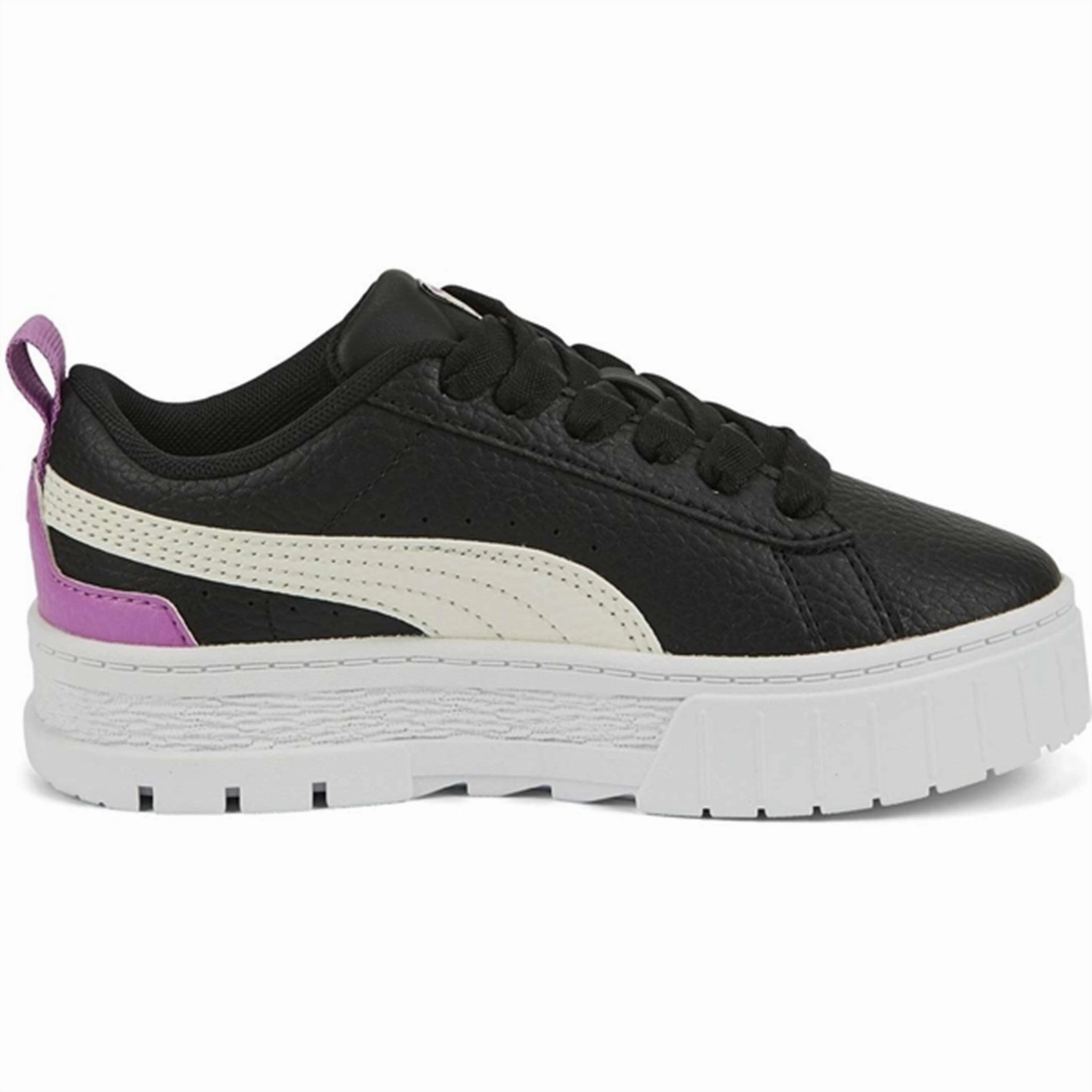 Puma Mayze Lth Ps Black-Whisper White Sneakers Forward Function