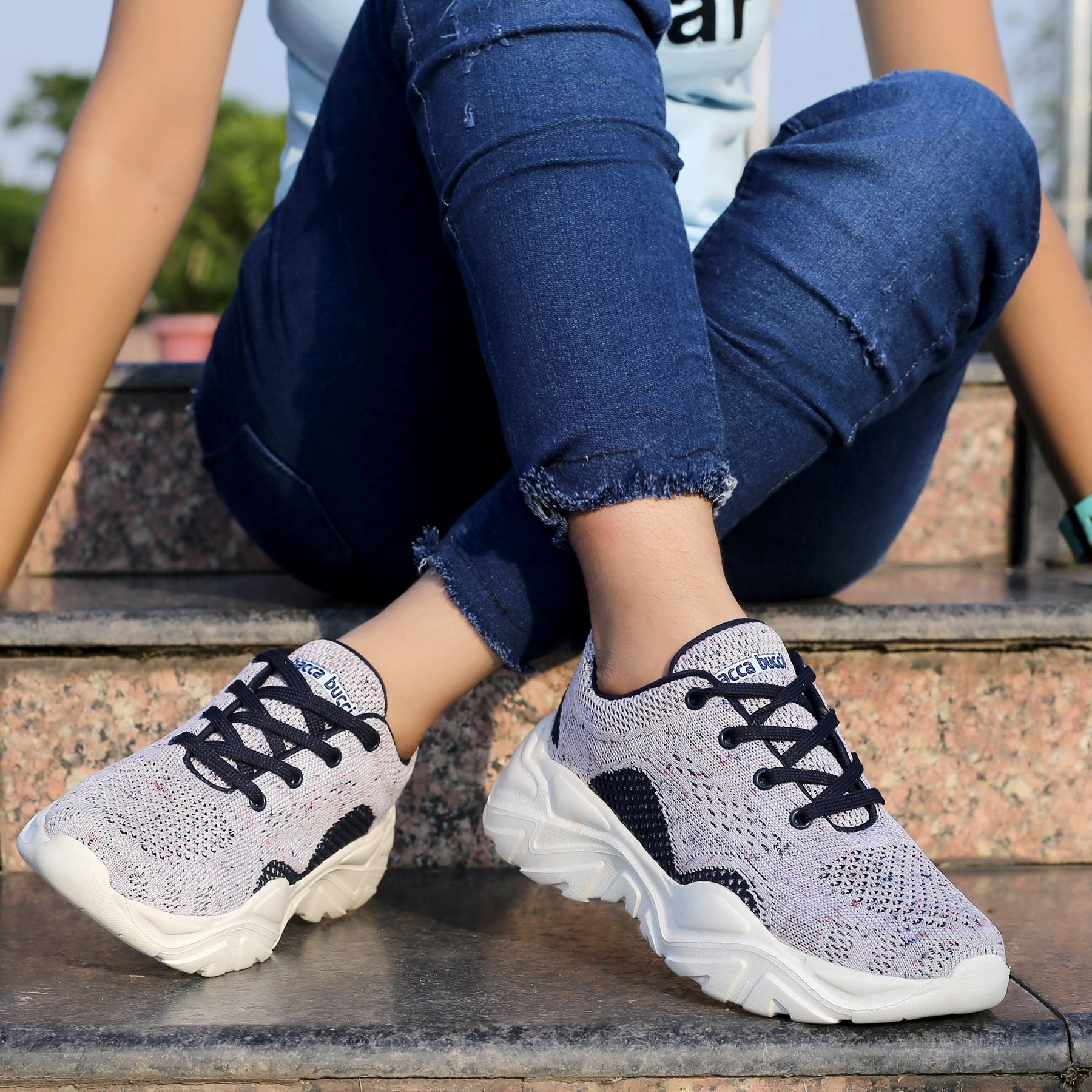 Versatility Gear Bacca Bucci Women Charlotte Low-Top Platform Chunky Fashion Sneakers
