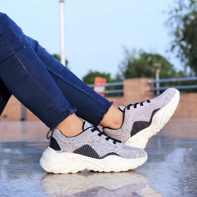 Cool Fitwear Bacca Bucci Women Charlotte Low-Top Platform Chunky Fashion Sneakers
