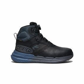 Intentional Vibe Lifestyle Energy Men'S Snapline Rf Waterproof Boot (Carbon Toe)  |  Vintage Indigo/Black
