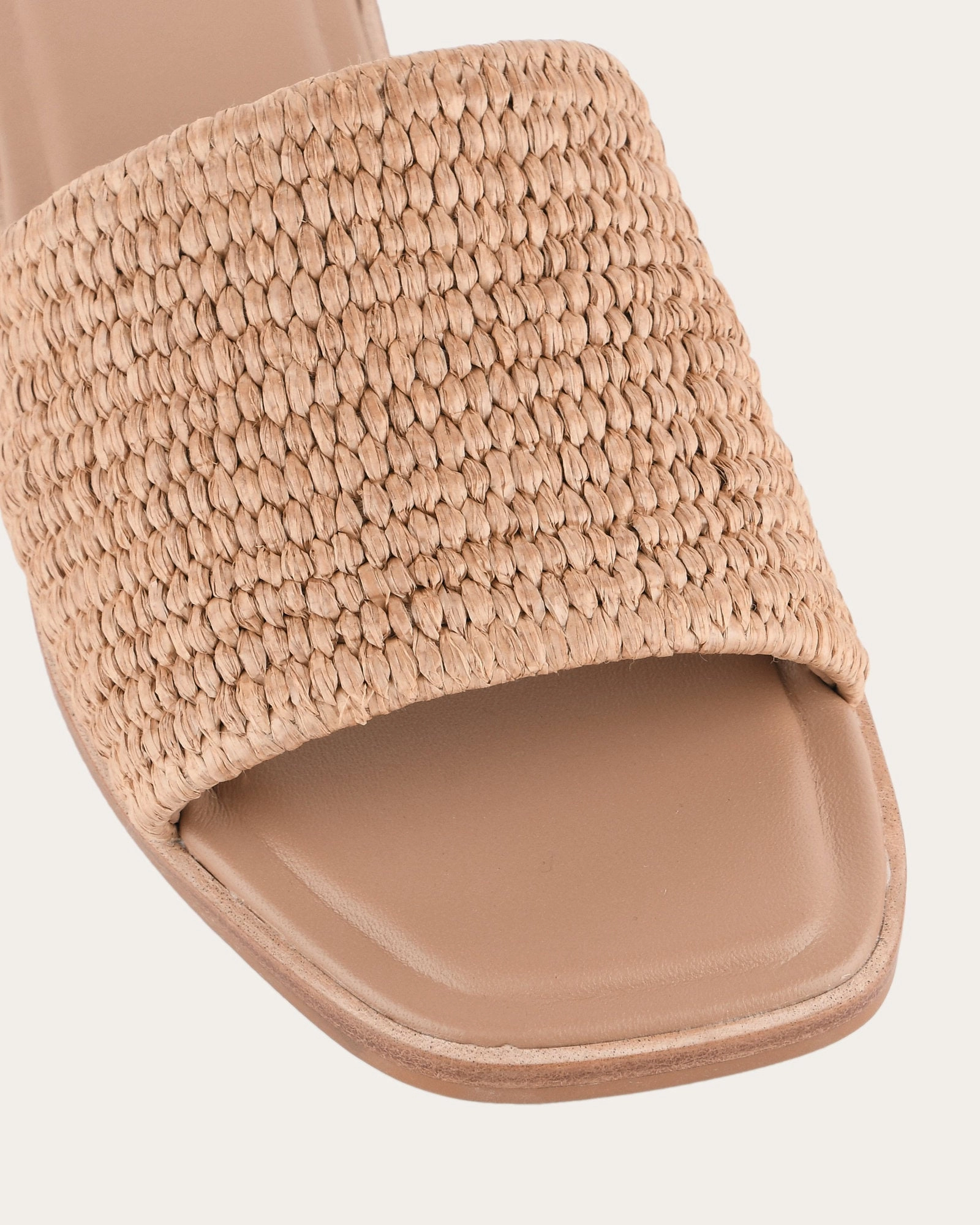 Multi-Wear Outfit Designed For Days Picasso Flat Slide Tan Raffia