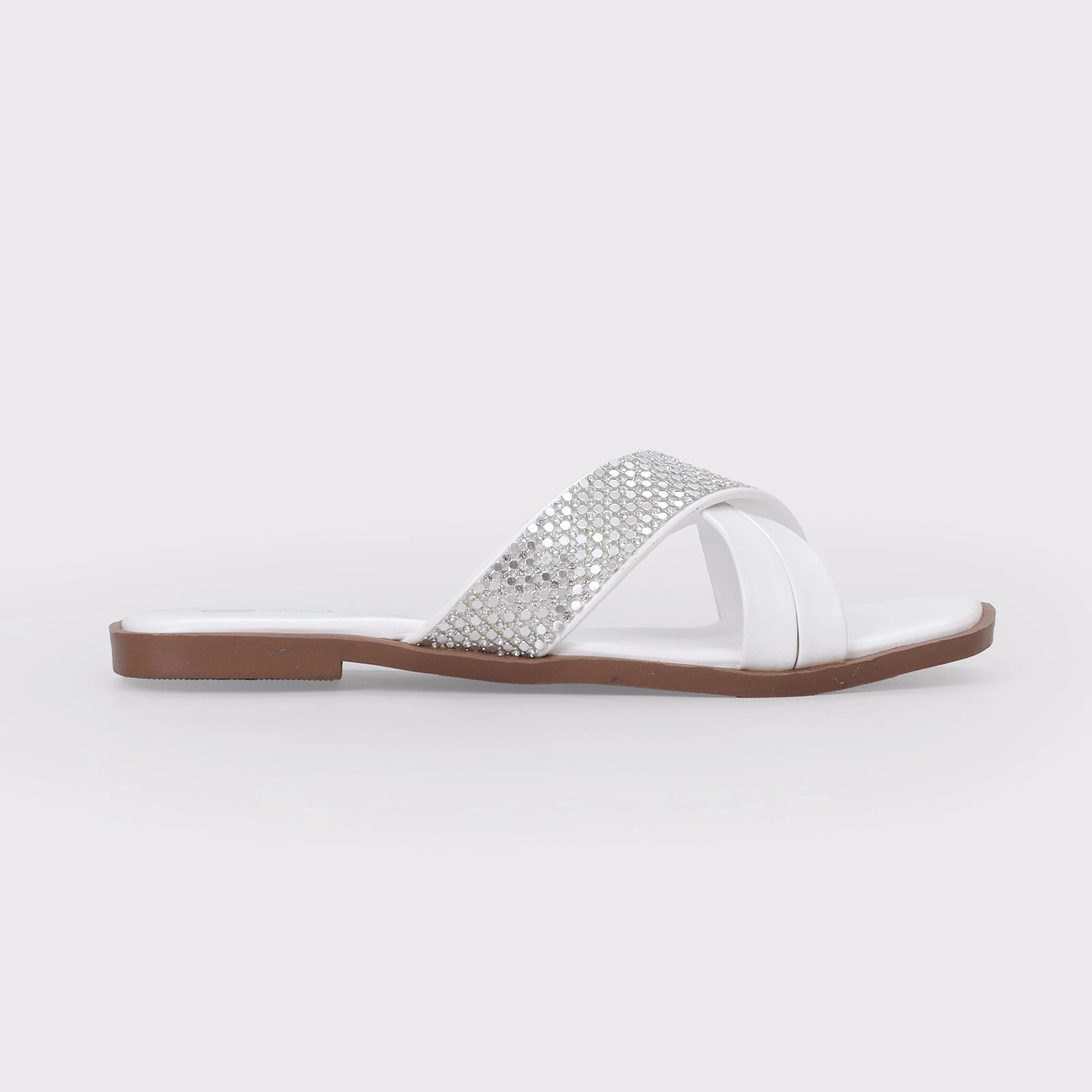 Women'S Cross-Strapped Flats Subtle Style Gear