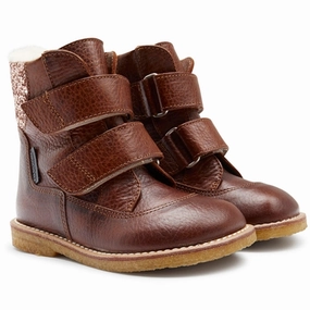 Essential Structure Rhythm-Based Wear Angulus Tex-Boots With Velcro Cognac/Maple