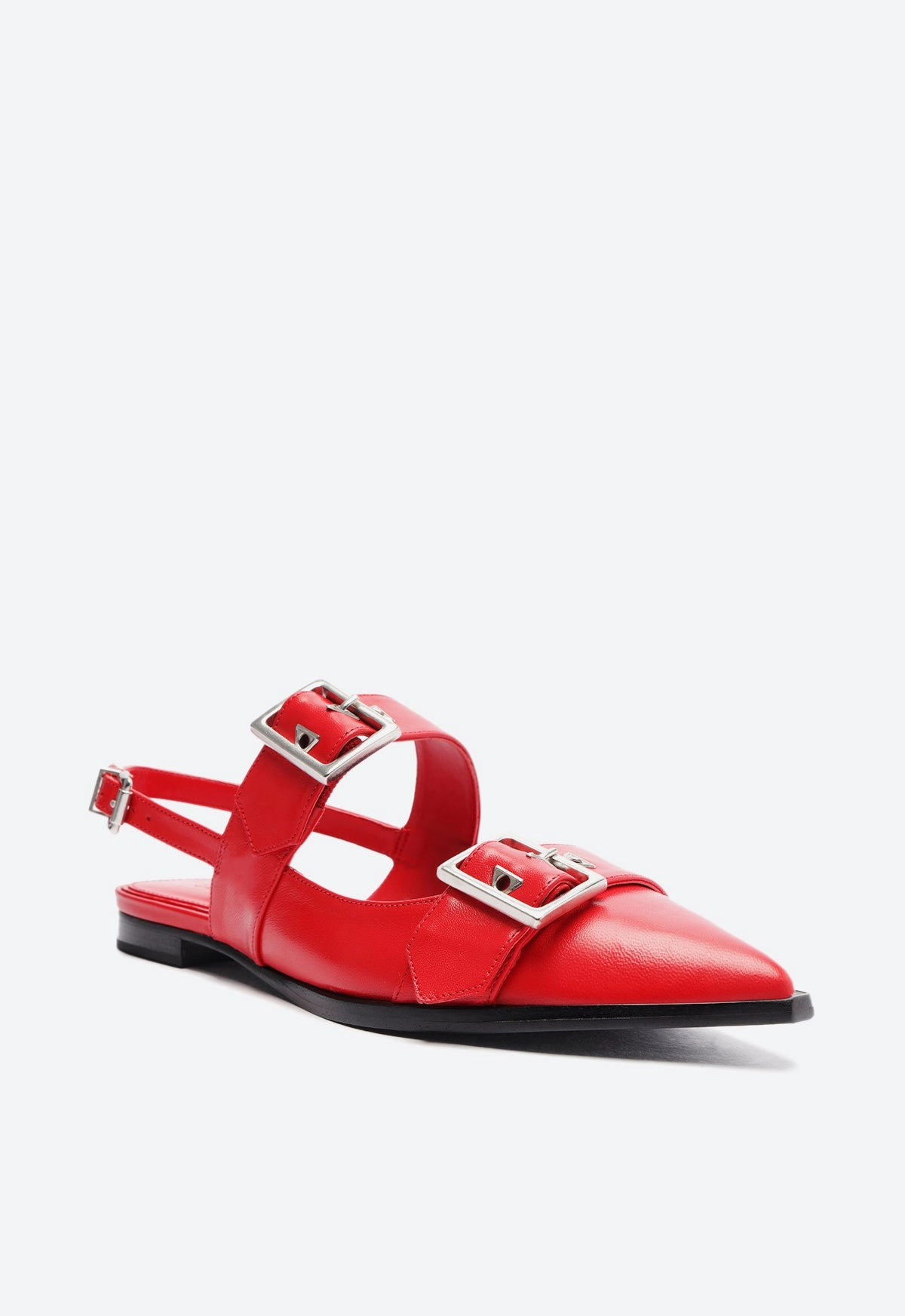 Darla Sling Leather Flat Layer Mindset