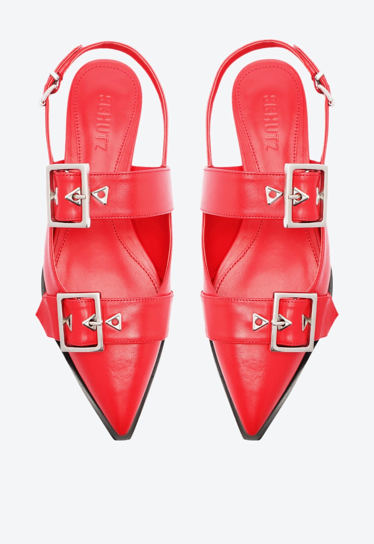 Darla Sling Leather Flat Progressive Feel