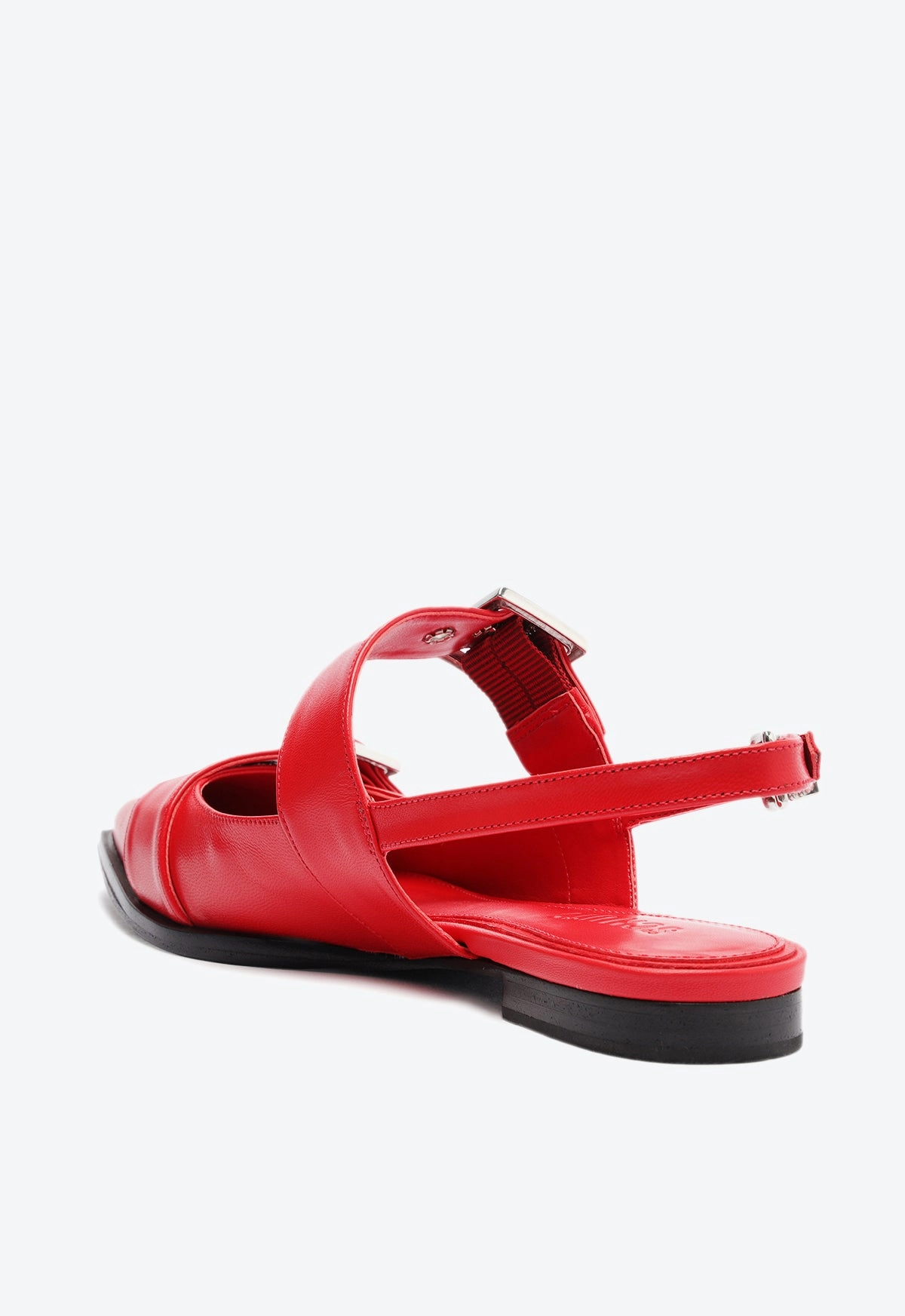 Daily Wear Darla Sling Leather Flat