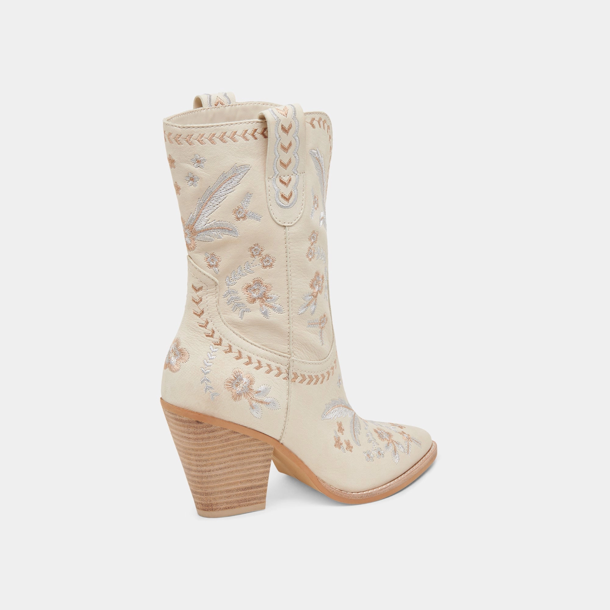 Jessey Floral Boots Creme Nubuck Your Core Layer Progressive Living