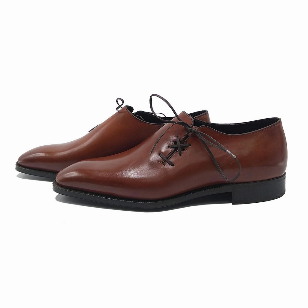Wholecut Oxford Shoe - Cognac Shaped For Today Unisex Rhythm