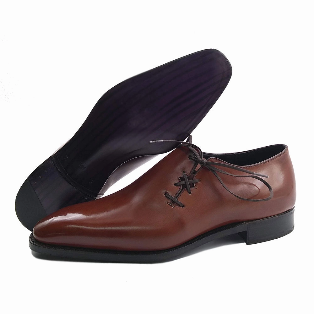 Wholecut Oxford Shoe - Cognac Form In Action Urban Calm