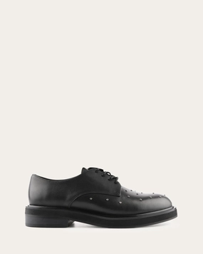Refined Flowwear Clean Citywear Iker Lace Ups Black Leather