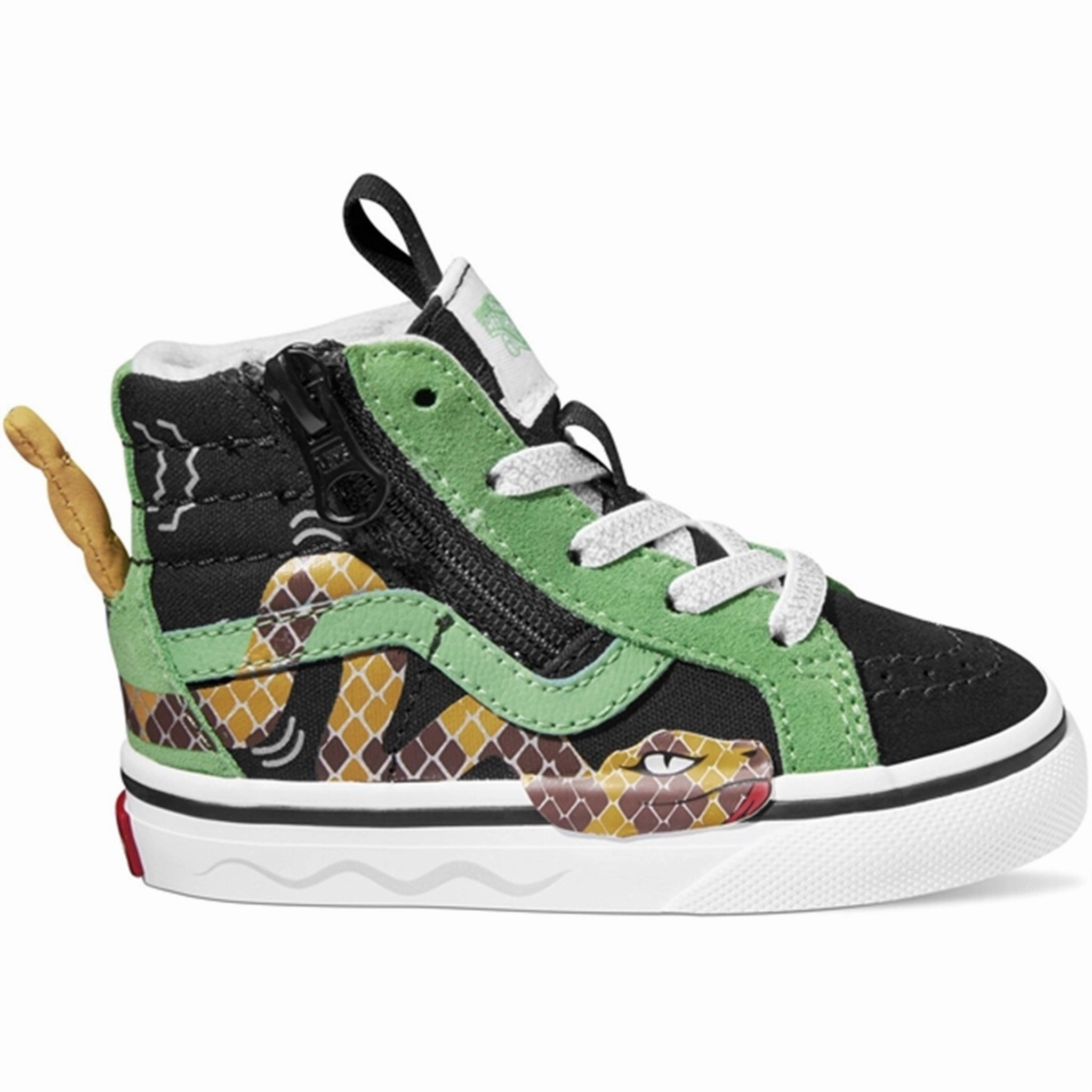 Engineered To Adapt Vans Sk8-Hi Reissue Side Zip Sneakers Green/Black