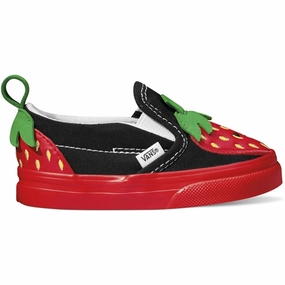 Pure Daywear Vans Slip-On V Sneakers Red/Black