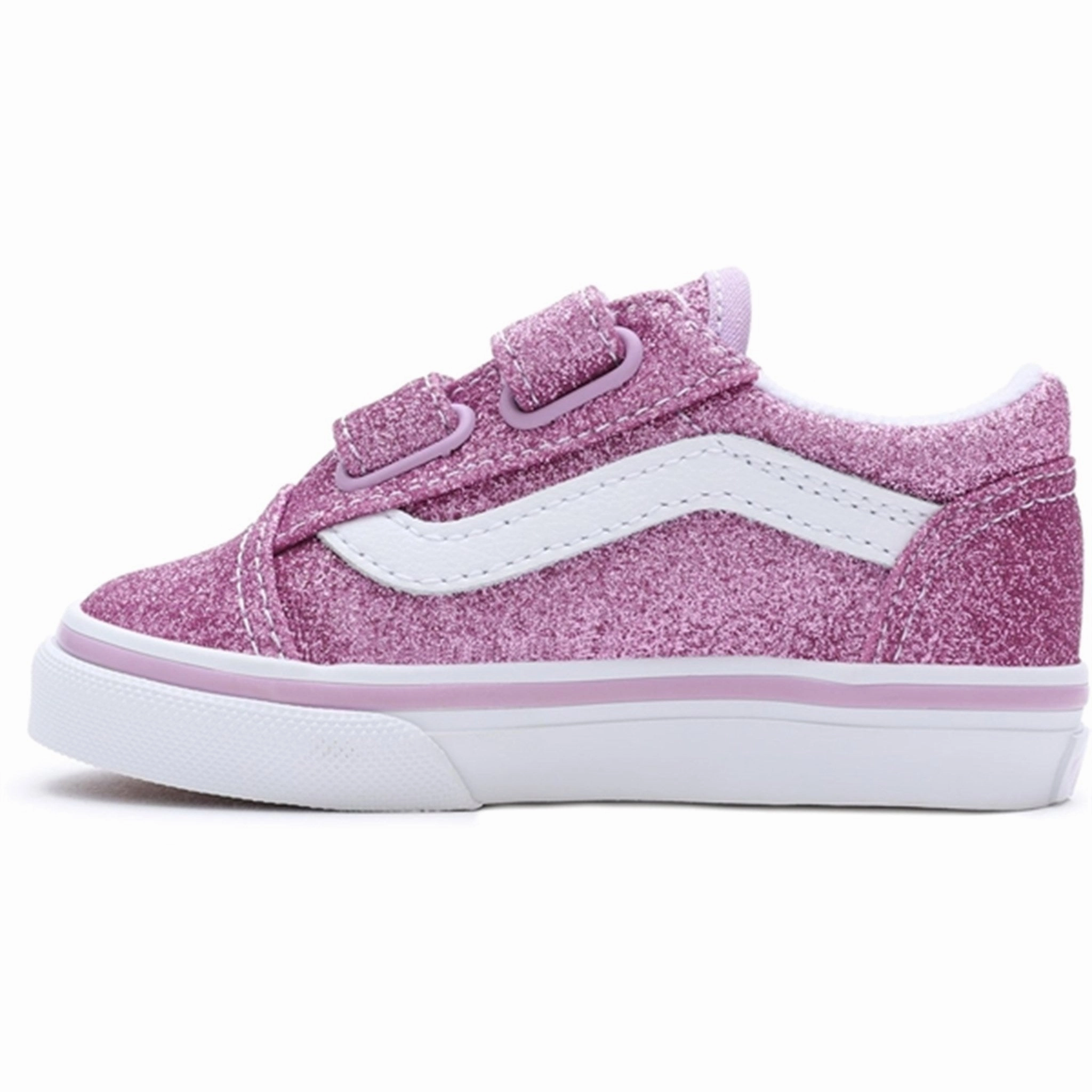 Beyond The Basics Vans Td Old Skool V Glitter Lilac Sneakers