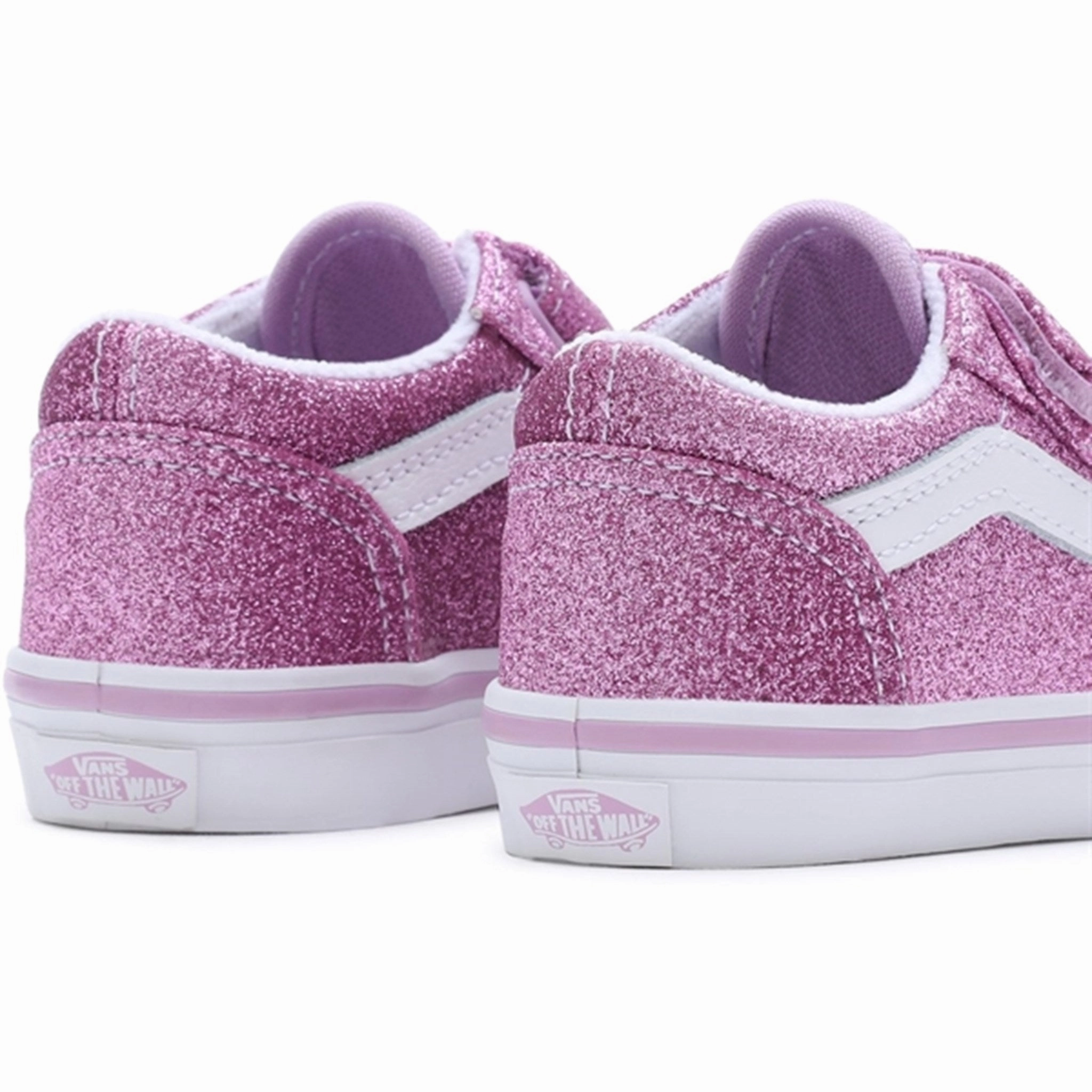 Street-Forward Vans Td Old Skool V Glitter Lilac Sneakers