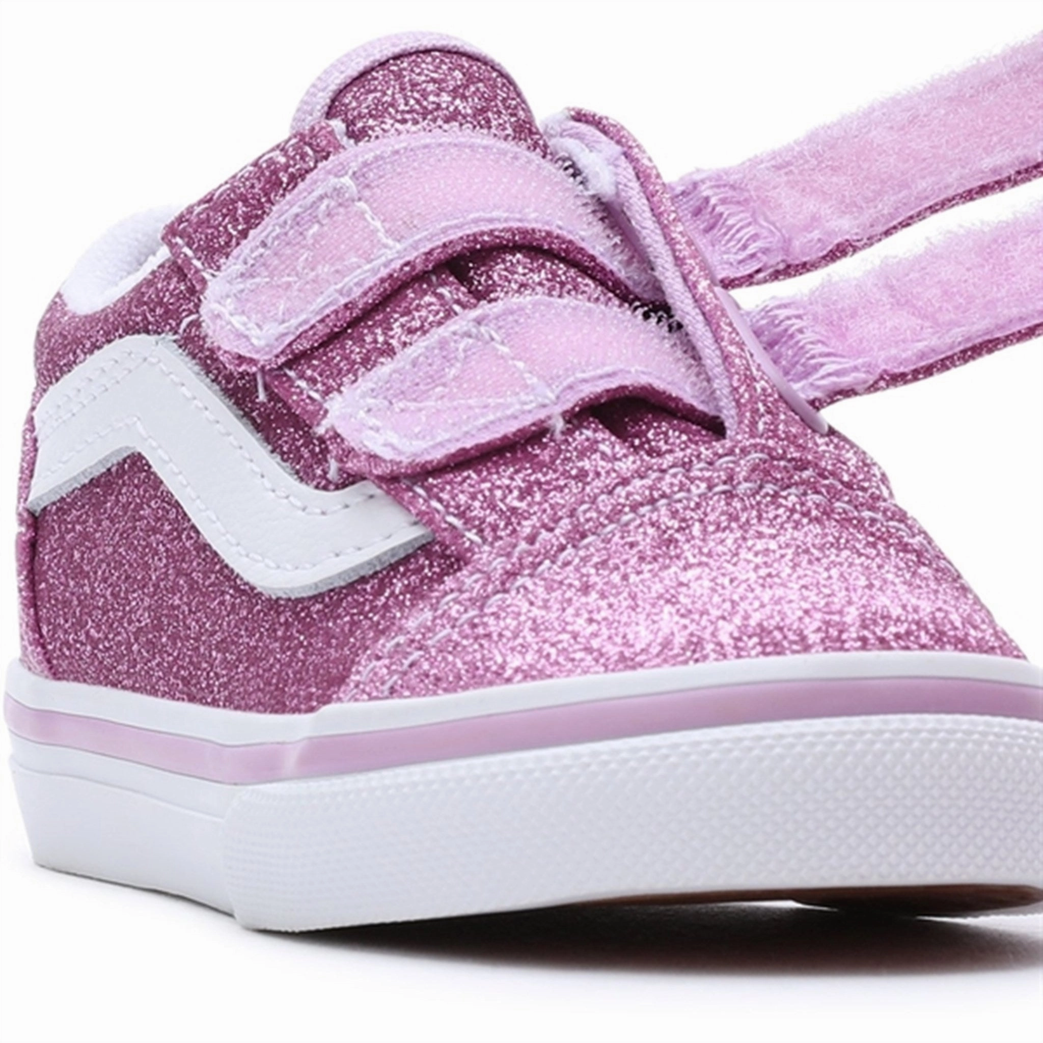 Refined To Move City-Proof Vans Td Old Skool V Glitter Lilac Sneakers