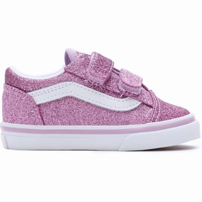 Relaxed Core Future Classic Vans Td Old Skool V Glitter Lilac Sneakers