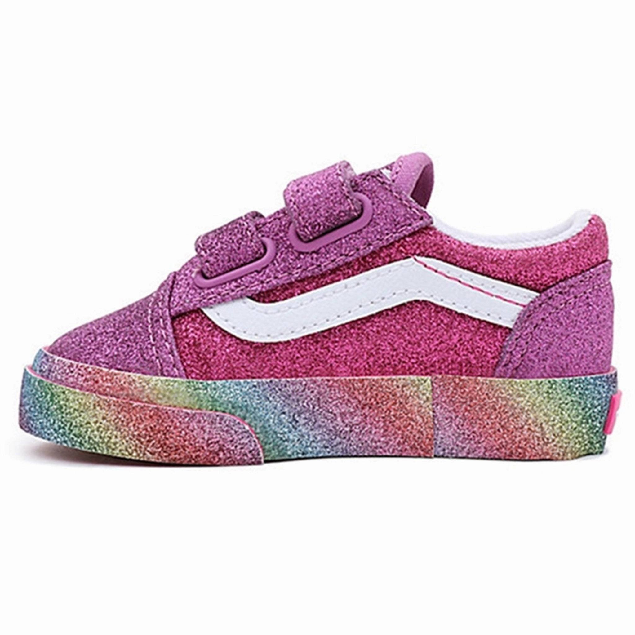 Seasonless Energy Everyday Outlook Vans Td Old Skool V Sneakers Glitter Rainglow Pink/Multi