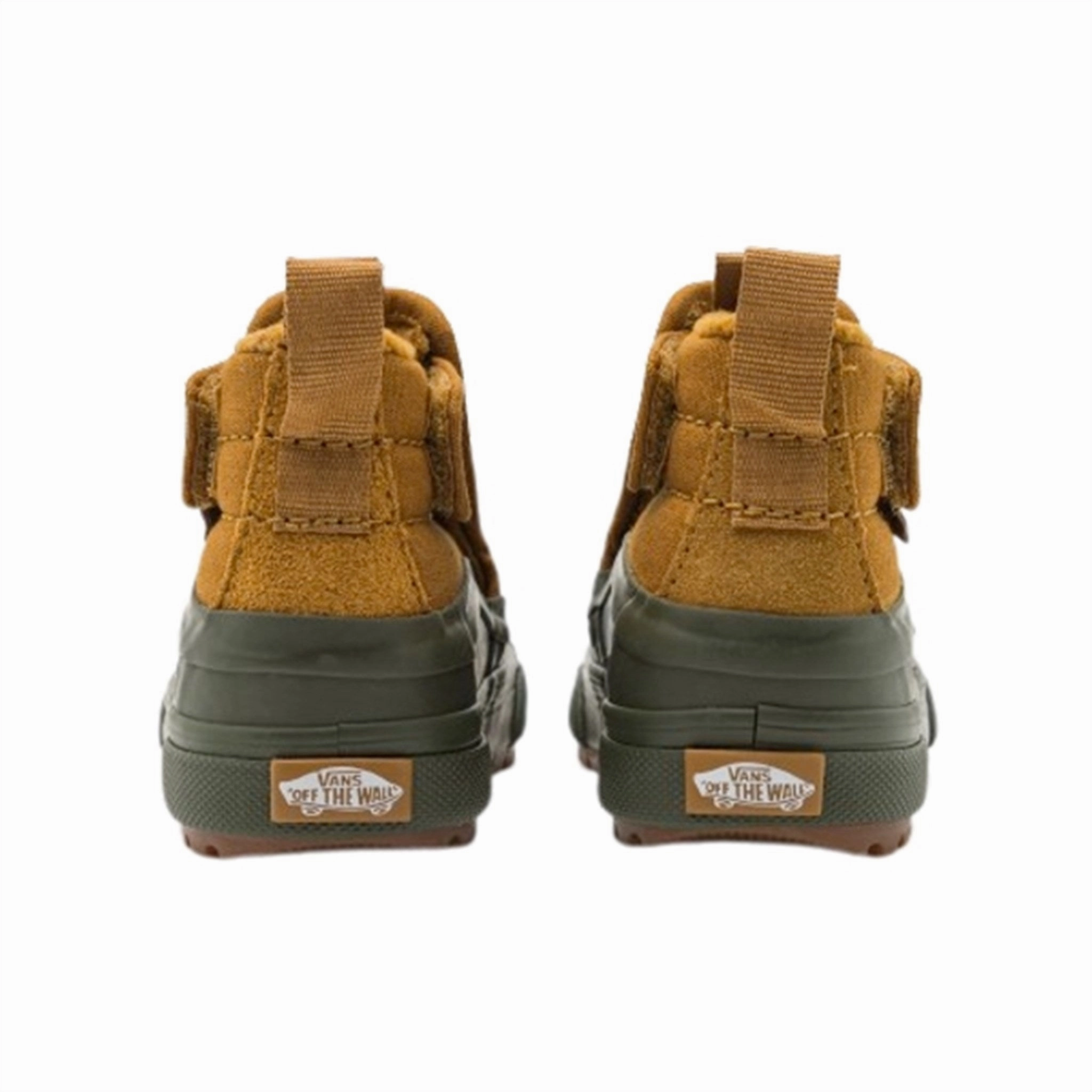 Subtle Impact Vans Td Slip-On Hi Terrain V Brown/Green Sneakers