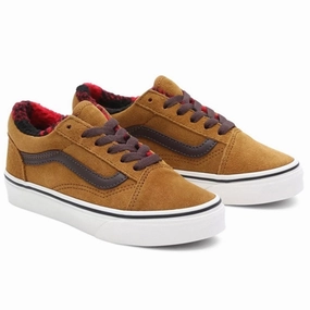 Vans Uy Old Skool Cozy Hug Golden Brown Sneakers Ready For Streets Lifestyle Architecture