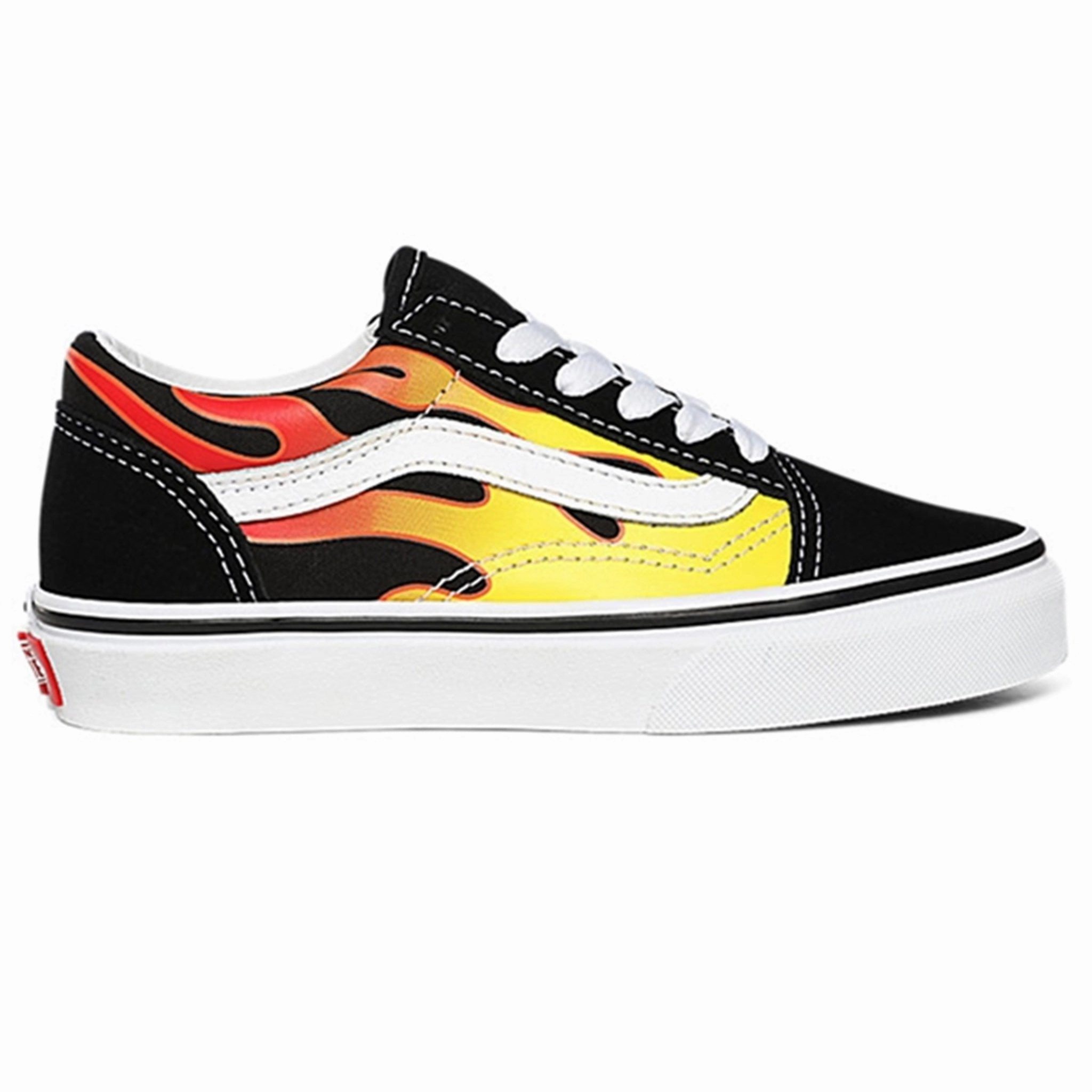 Minimal Movement Vans Uy Old Skool Flame Sneakers Black/True White