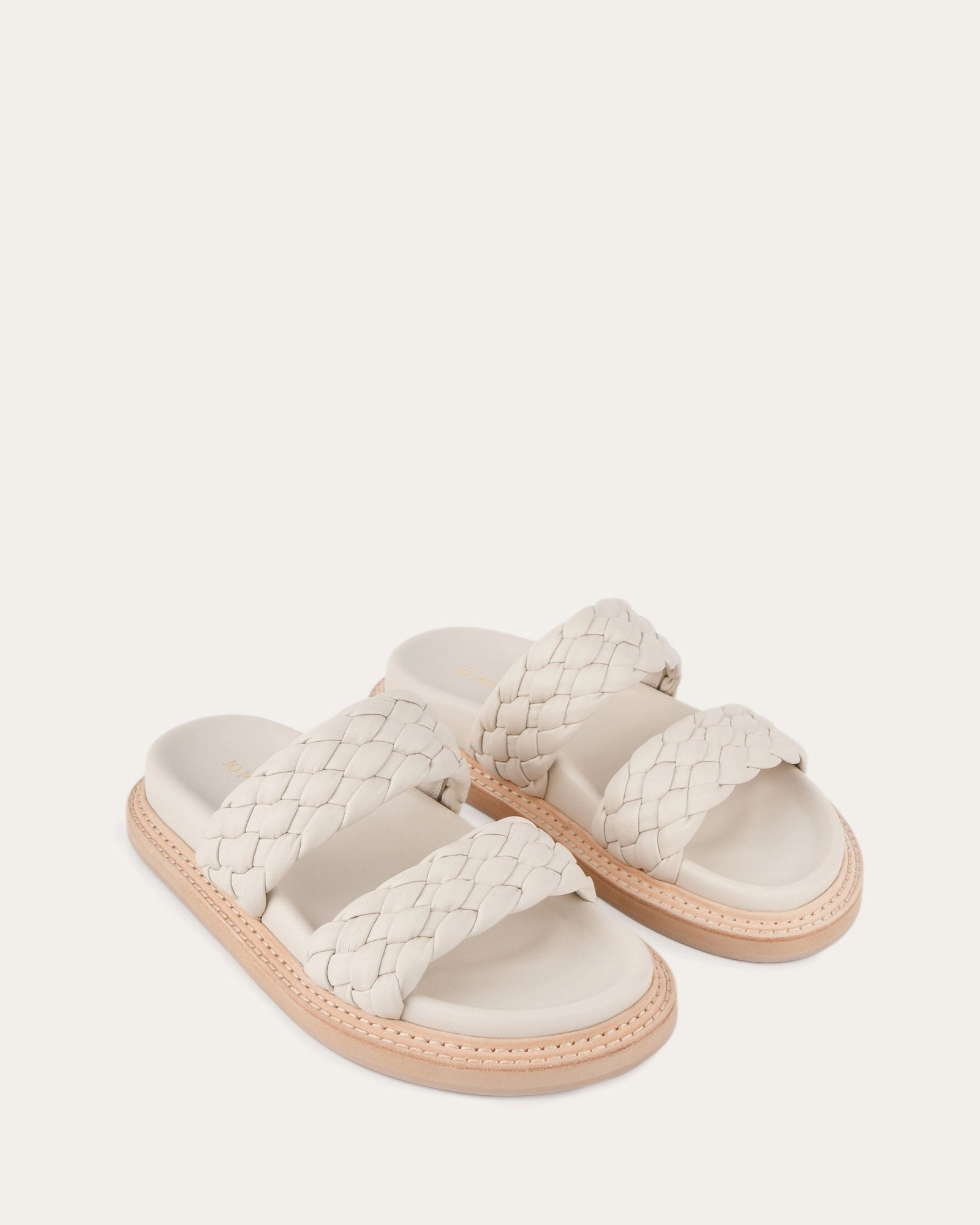 Relaxed Innovation Refined Flowwear Vega Flat Sandals Off White Leather
